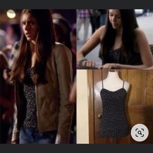ASO Elena Gilbert Free People Ditsy Print tank